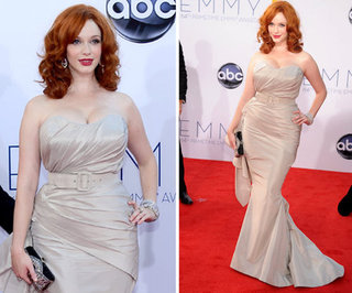 Christina Hendricks at the Emmys 2012