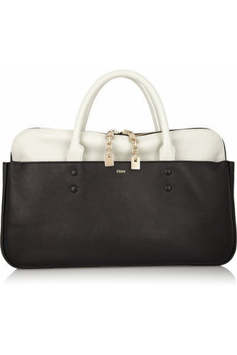 Chloé | Lucy leather tote | NET-A-PORTER.COM