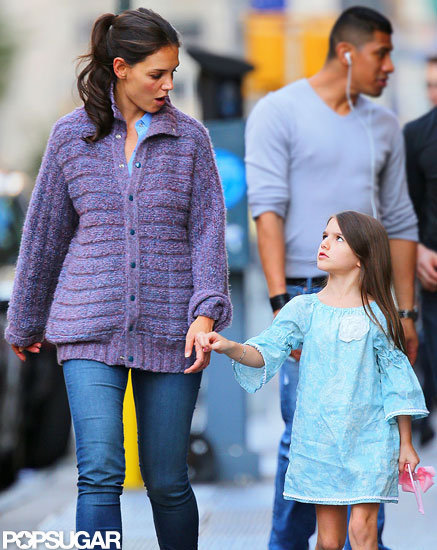 Katie Holmes and Suri Cruise spent an afternoon out together in NYC.
Katie Holmes and Suri Cruise spent an afternoon out together in NYC.