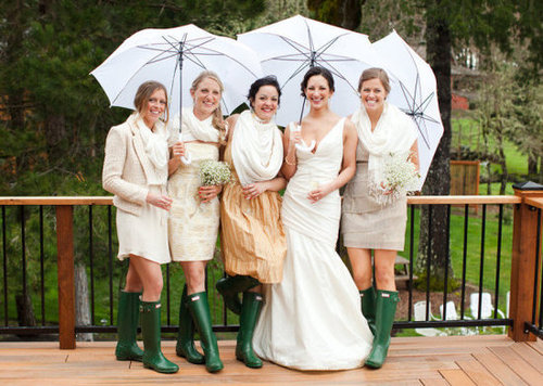 Wellies For the Bridesmaids Wellies For the Bridesmaids