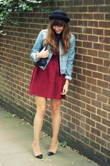 Burgundy Dress