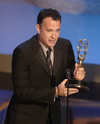 Tom Hanks accepted the award on behalf of Band of Brothers in 2002.
Tom Hanks accepted the award on behalf of Band of Brothers in 2002.