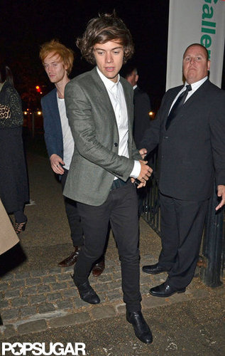 Harry Styles went to the Future Contemporaries party.
Harry Styles went to the Future Contemporaries party.