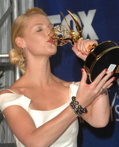 Katherine Heigl took home an award in 2007 for her work on Grey's Anatomy.
Katherine Heigl took home an award in 2007 for her work on Grey's Anatomy.