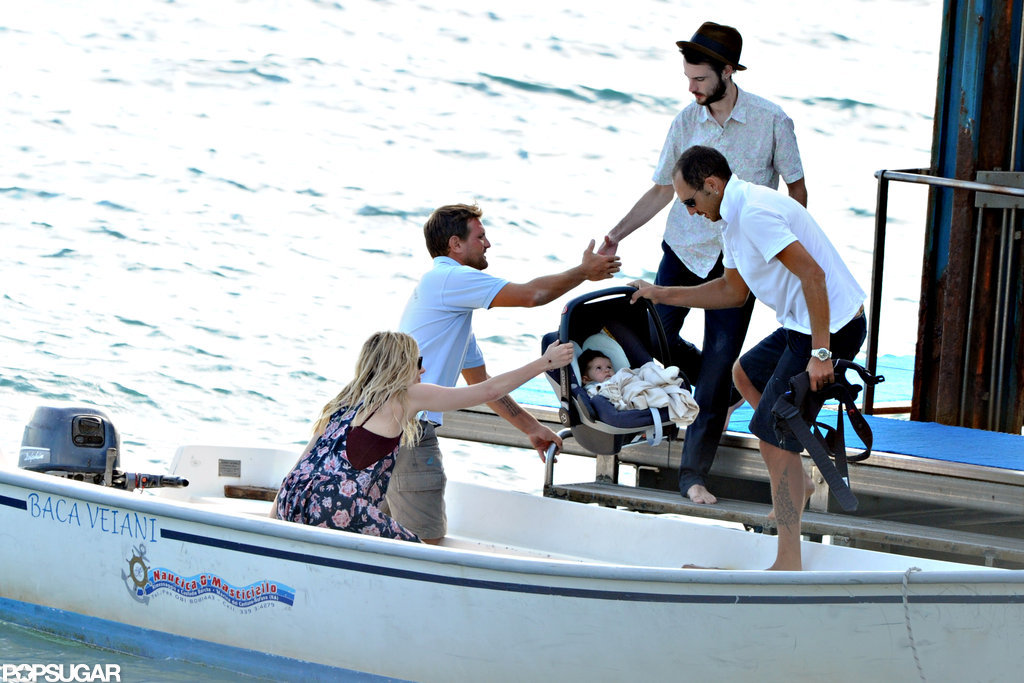Sienna Miller and Tom Sturridge were accompanied by baby Marlowe for their getaway to Positano.
Sienna Miller and Tom Sturridge were accompanied by baby Marlowe for their getaway to Positano.