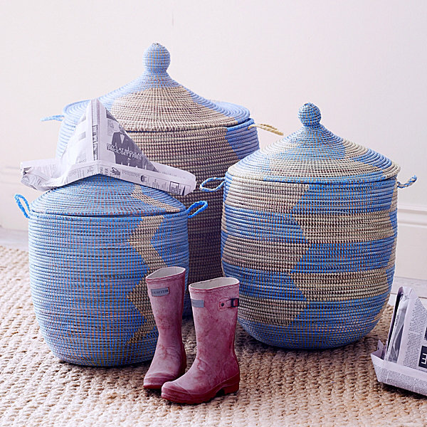 Serena & Lily Sengalese Storage Baskets Serena & Lily Sengalese Storage Baskets