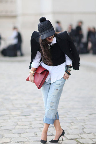 The accessories had it in this street-casual mix.
The accessories had it in this street-casual mix.