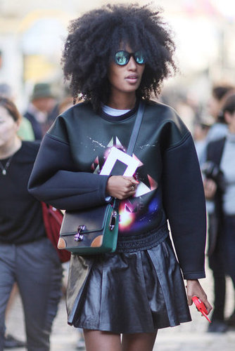 Julia Sarr-Jamois turned heads with her signature mix of brights, bold accents, and just flat-out cool styling.
Julia Sarr-Jamois turned heads with her signature mix of brights, bold accents, and just flat-out cool styling.