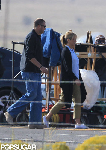 Jennifer Aniston reported to set in New Mexico.
Jennifer Aniston reported to set in New Mexico.
