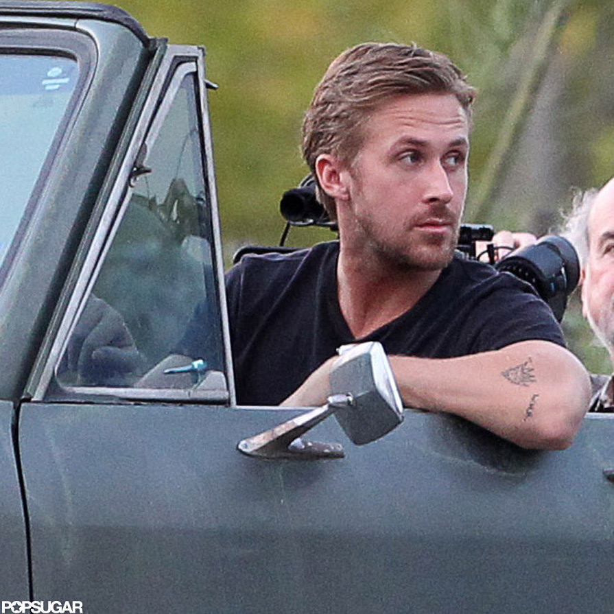Ryan Gosling got in front of the cameras. Ryan Gosling got in front of the cameras.