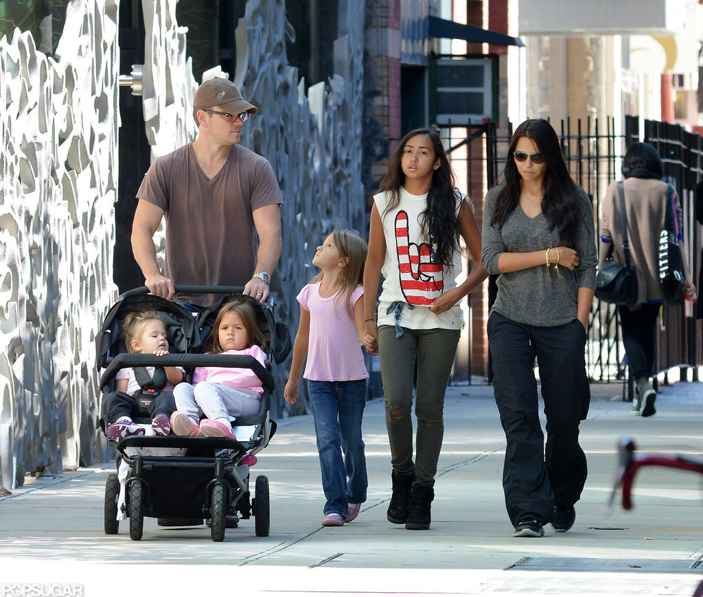 Matt Damon Spends the First Weekend of Fall With His Whole Family Matt Damon Spends the First Weekend of Fall With His Whole Family