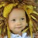 Hand Knit Lion Hat