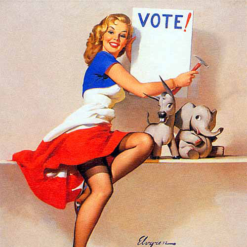 Vintage Voting Posters