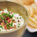 Caramelized Leek, Goat Cheese, and Bacon Dip