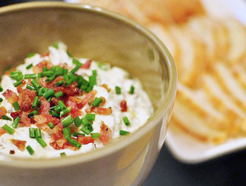 Caramelized Leek, Goat Cheese, and Bacon Dip Caramelized Leek, Goat Cheese, and Bacon Dip