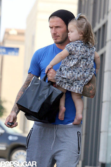 David and Harper Beckham Make an Adorable Afternoon Duo David and Harper Beckham Make an Adorable Afternoon Duo