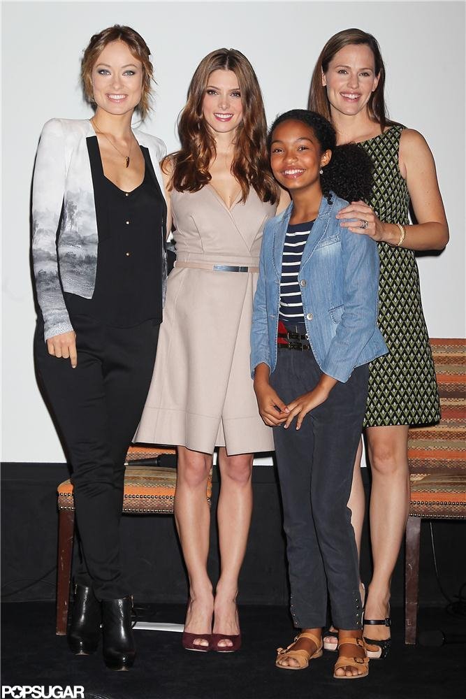 Jennifer Garner Teams Up With Ashley and Olivia to Talk Butter in NYC Jennifer Garner Teams Up With Ashley and Olivia to Talk Butter in NYC