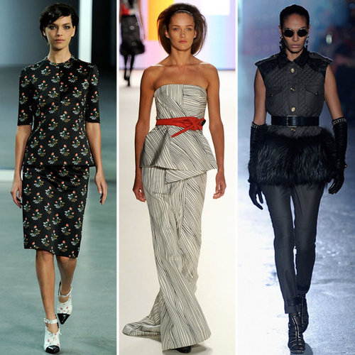 Best Peplum Pieces For Fall 2012
