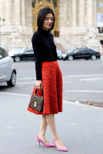 A polished take on color and texture play.
A polished take on color and texture play.