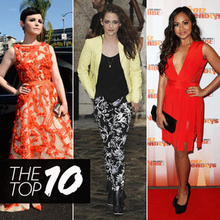Top Ten Best Dressed: Kristen Stewart In Balenciaga, Ginnifer Goodwin in Monique Lhuillier