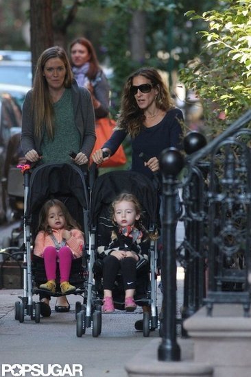 Sarah Jessica Parker took her twins, Loretta Broderick and Tabitha Broderick, out for a stroll.
Sarah Jessica Parker took her twins, Loretta Broderick and Tabitha Broderick, out for a stroll.