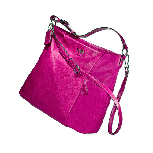 Contrast your dark Fall hues with this bold pink Coach New Madison Leather Isabelle Bag ($358). Twenty percent of proceeds go to the Breast Cancer Research Foundation.
Contrast your dark Fall hues with this bold pink Coach New Madison Leather Isabelle Bag ($358). Twenty percent of proceeds go to the Breast Cancer Research Foundation.