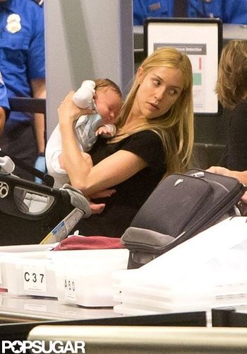 Kristin Cavallari gave baby Camden Cutler a hug.
Kristin Cavallari gave baby Camden Cutler a hug.