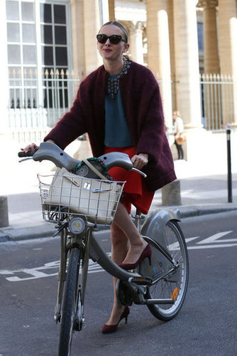 A cool bike really is the best accessory on the streets of Paris.
A cool bike really is the best accessory on the streets of Paris.