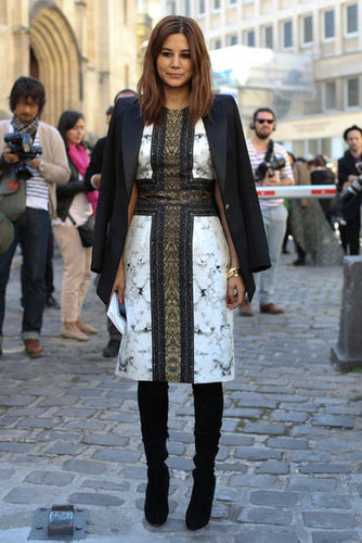Christine Centenera made an entrance with one bold dress and perfect Fall boots.
Christine Centenera made an entrance with one bold dress and perfect Fall boots.