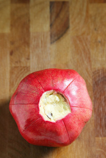Scored Pomegranate Scored Pomegranate