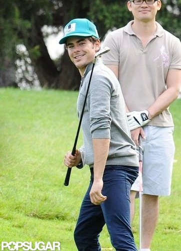 Zac Efron joined friends for a game in Sydney in April 2012.
Zac Efron joined friends for a game in Sydney in April 2012.