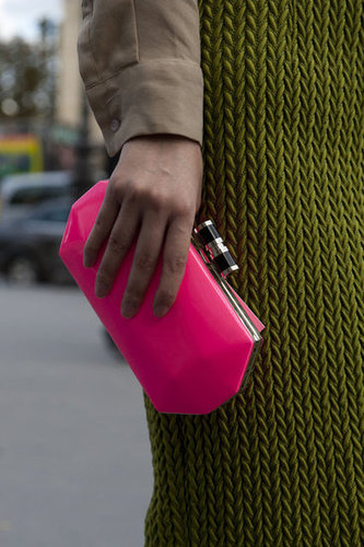Pink and green made a vibrant pair.
Pink and green made a vibrant pair.