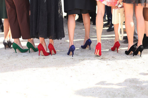 A brigade of pointed-toe pumps — I think we can safely say the trend is here to stay.
A brigade of pointed-toe pumps — I think we can safely say the trend is here to stay.
