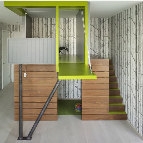 Cool Family Home With Playrooms and Built-In Bunkbeds
