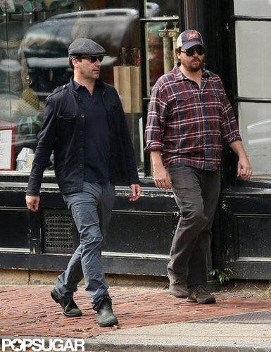 Kate Hudson, Eva Mendes, and Jon Hamm Get to Work in Boston Kate Hudson, Eva Mendes, and Jon Hamm Get to Work in Boston