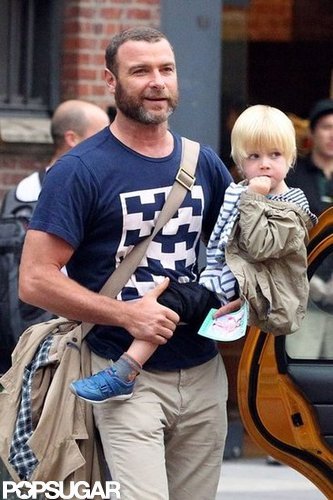 Liev Schreiber had his hands full with Kai Schreiber in NYC.
Liev Schreiber had his hands full with Kai Schreiber in NYC.