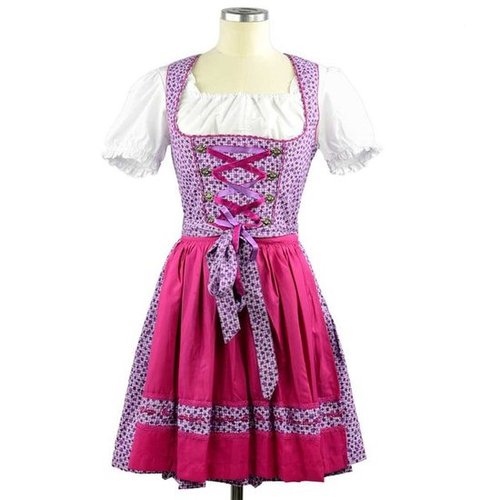 Wiesnkonig Lilac Pink Traditional German Dirndl ($160)