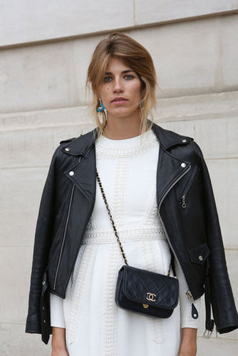 A crossbody Chanel bag gave this LWD and leather a sweet finish.
A crossbody Chanel bag gave this LWD and leather a sweet finish.