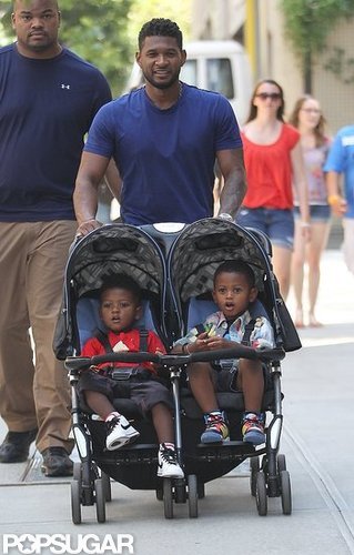 Usher and his boys went for a Summer afternoon stroll through New York City in August 2011.
Usher and his boys went for a Summer afternoon stroll through New York City in August 2011.
