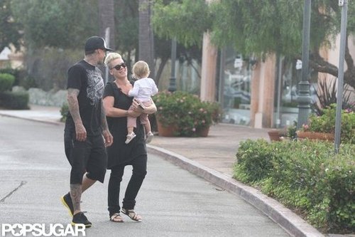 Pink and Carey Hart stopped for a drink at Starbucks.
Pink and Carey Hart stopped for a drink at Starbucks.