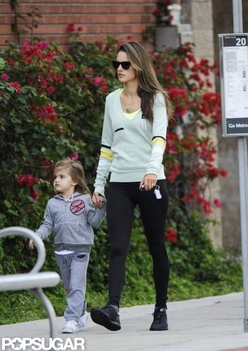 Alessandra Ambrosio and Anja Wear Workout Gear For a Girls' Day Alessandra Ambrosio and Anja Wear Workout Gear For a Girls' Day