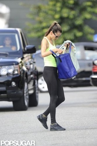 Alessandra Ambrosio and Anja Wear Workout Gear For a Girls' Day Alessandra Ambrosio and Anja Wear Workout Gear For a Girls' Day