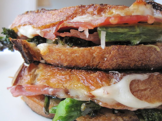 Crispy Prosciutto Grilled Cheese Crispy Prosciutto Grilled Cheese