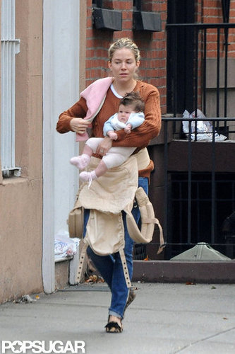 Sienna Miller carried Marlowe around NYC.
Sienna Miller carried Marlowe around NYC.