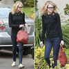 Emma Stone Carrying a Burberry Bag
