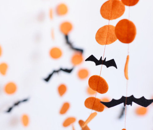 Orange and Black Garland Orange and Black Garland