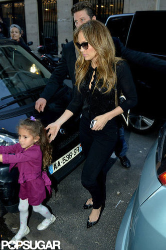 Jennifer Lopez went shopping with Emme Anthony in Paris.
Jennifer Lopez went shopping with Emme Anthony in Paris.