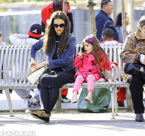 Katie Holmes and Suri Cruise spent some time in NYC.
Katie Holmes and Suri Cruise spent some time in NYC.