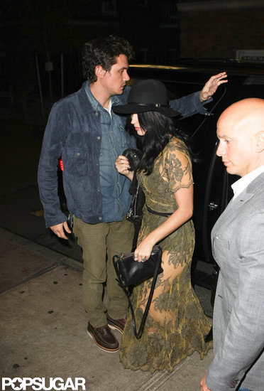 Katy Perry and John Mayer went out to dinner together in NYC.
Katy Perry and John Mayer went out to dinner together in NYC.