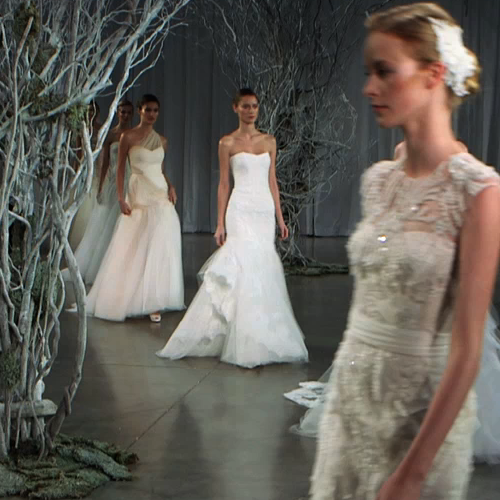 See the Marchesa Spring 2013 Bridal Fashion Week Presentation in New York